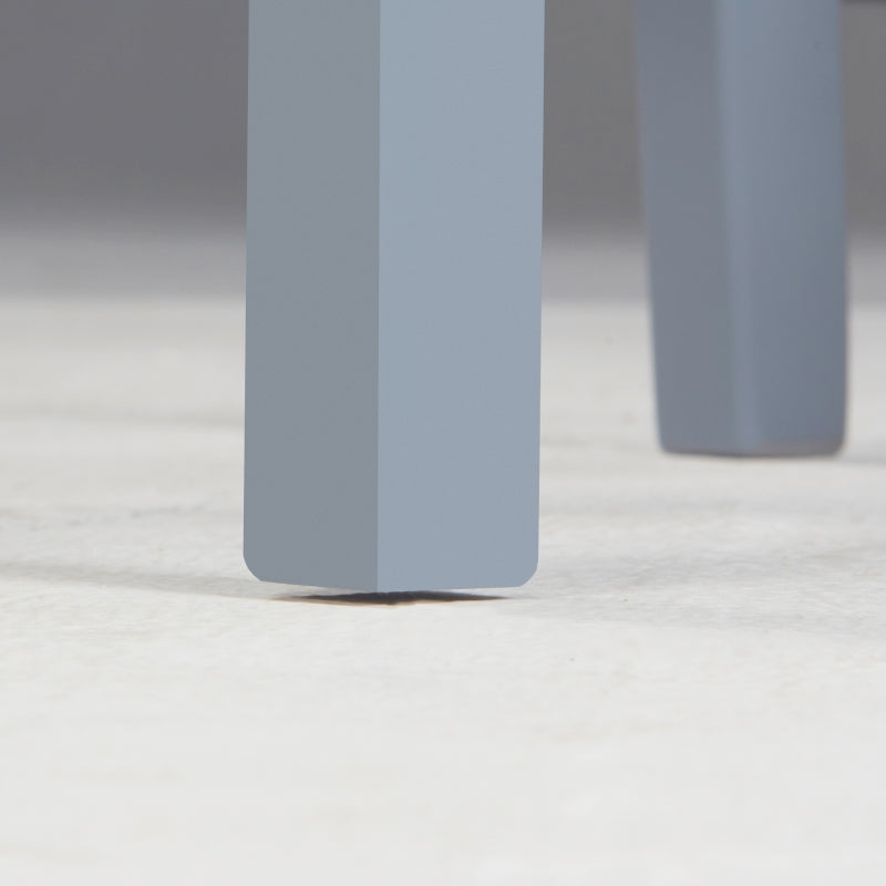 Set of 2 Grey Pine Wood Dining Chairs with Cross Back Design - Solid Kitchen & Living Room Seating