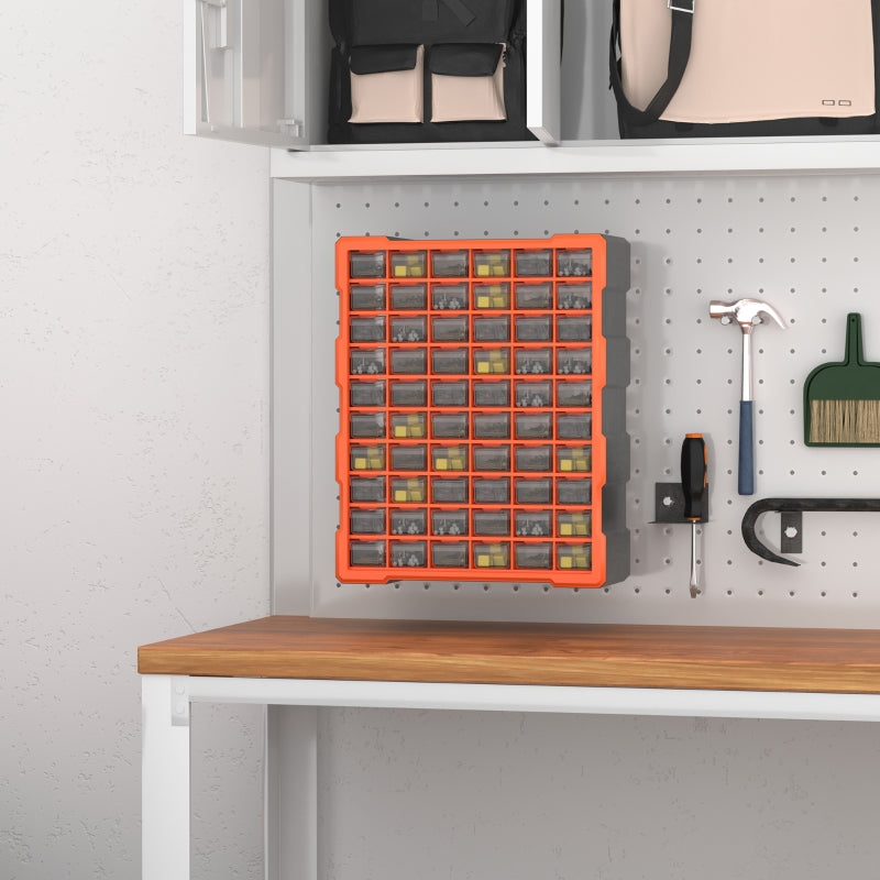 60 Drawer Wall Mount Storage Cabinet for Tools