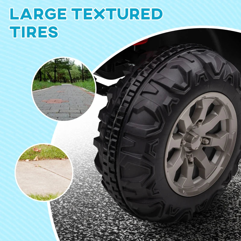 Blue 12V Electric Ride-On Car for Kids with Remote Control and Bucket Seat