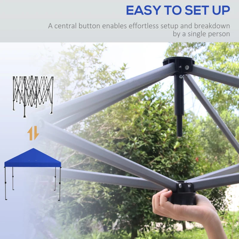 Blue 3x3m Pop-Up Gazebo Kit