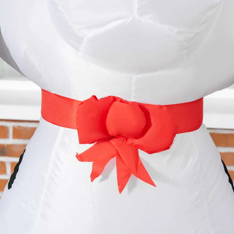 6ft Inflatable Christmas Puppy Dog with Santa Hat - Lighted Outdoor Holiday Decoration for Indoor & Outdoor Festivities