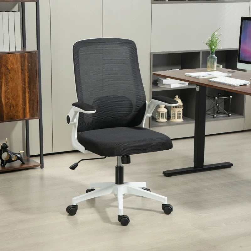 Ergonomic Mesh Back Adjustable Office Chair - Stylish Black Design for Comfort & Support - Perfect for Home & Office Use