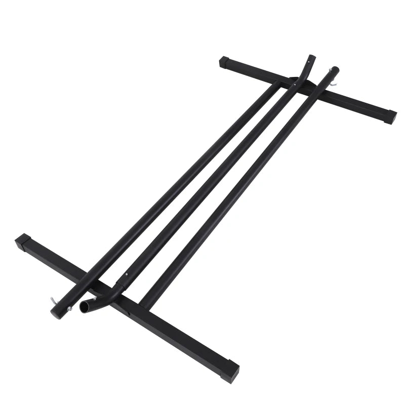 Universal Metal Hammock Stand - 3.6m Extra-long - Outdoor Garden Camping - Stand Only (Black)