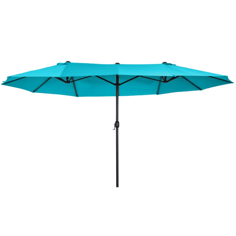 Blue 4.6m Canopy Parasol