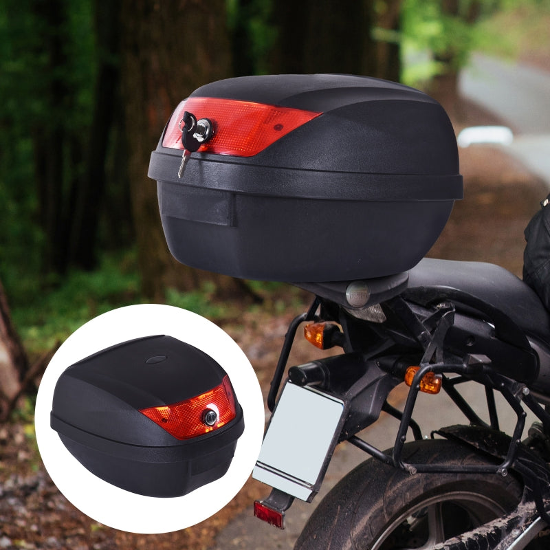 28L Motorcycle Tail Box for Safe Helmet Storage