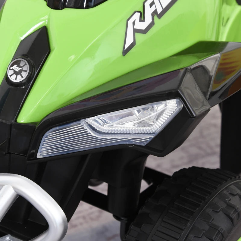 Green and Black Toddler Ride On Car Walker Foot to Floor for Kids