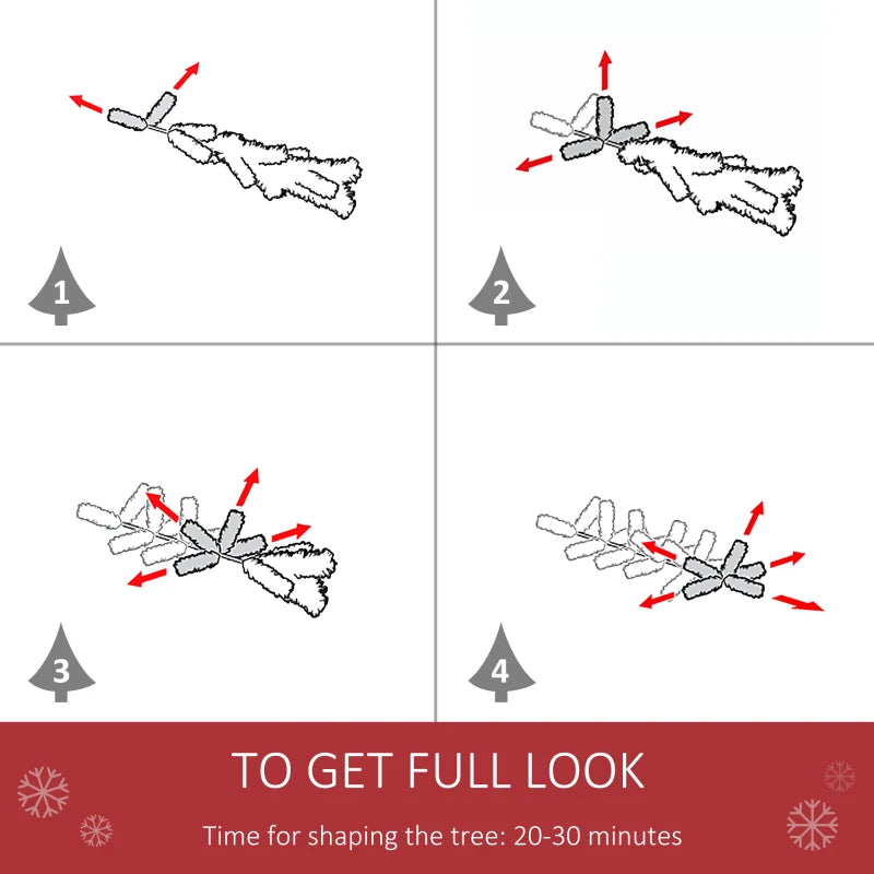 6FT Artificial Christmas Pencil Tree with Red Berries & Pinecones - Foldable Indoor Holiday Decoration, Green Xmas Tree