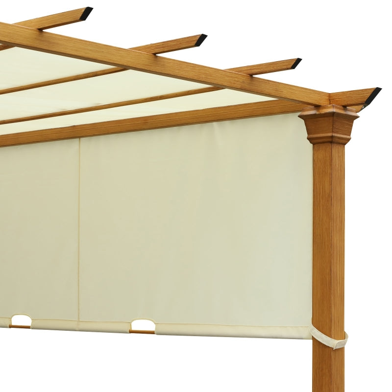 Beige Metal Pergola