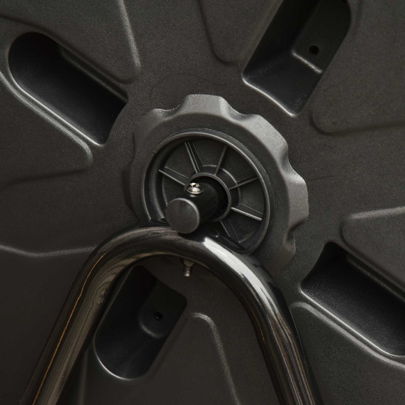 Yellow Dual Chamber 160L Rotating Compost Bin for Garden