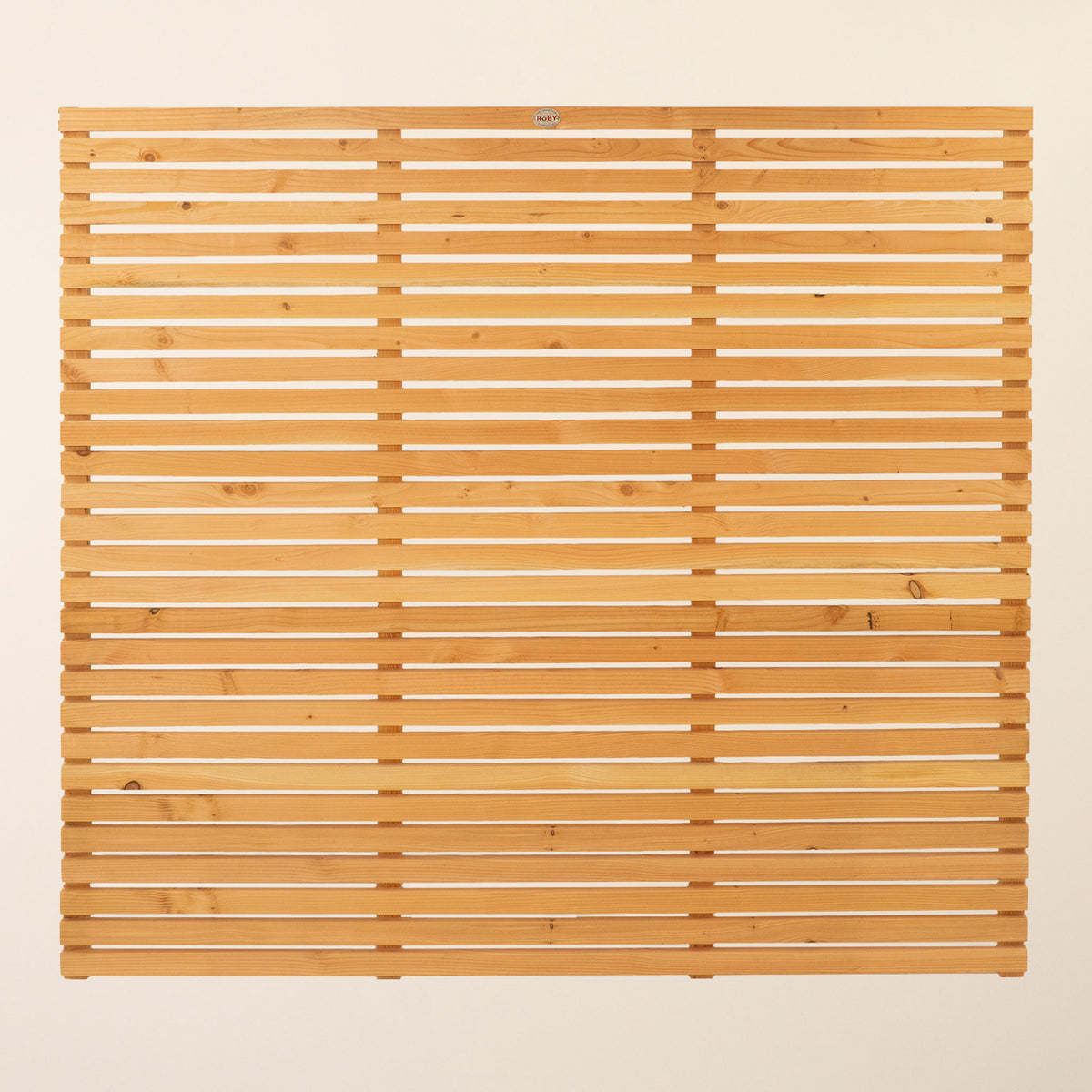 Larch Slatted Horizontal Fence Panels - Premium Timber Modern Garden Fencing