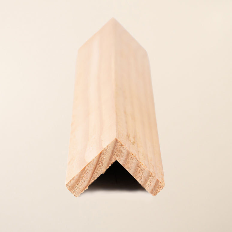 Home-Grown Larch Corner Trim – Natural Exterior Timber for Cladding, Sheds & Cabins