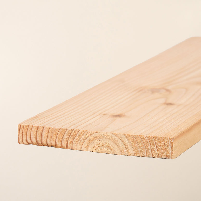 Home-Grown British Larch Cladding Planed – 6" x 1" – Sustainable British Softwood