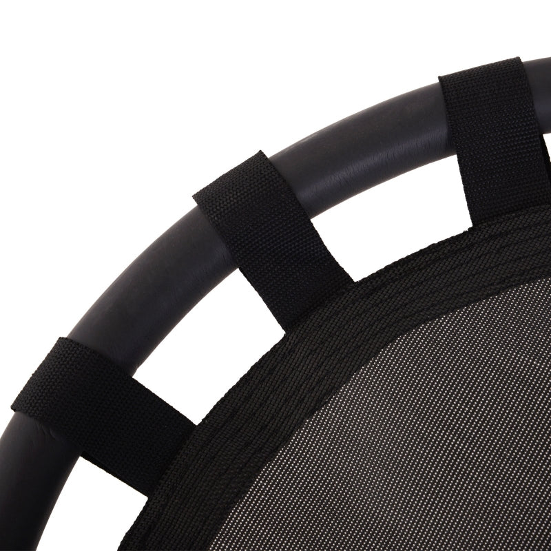 Black Kids Nest Swing Seat - 23.5 Inch Round Hanging Tree Toy