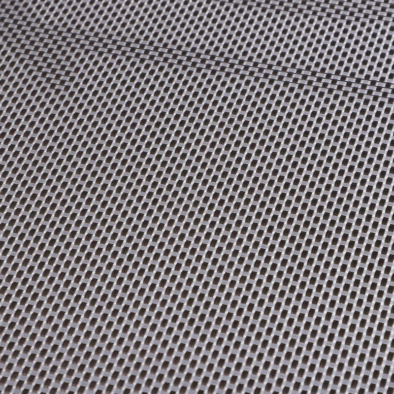 Grey Folding Metal Outdoor Chairs Set of 2 with Breathable Mesh Seat