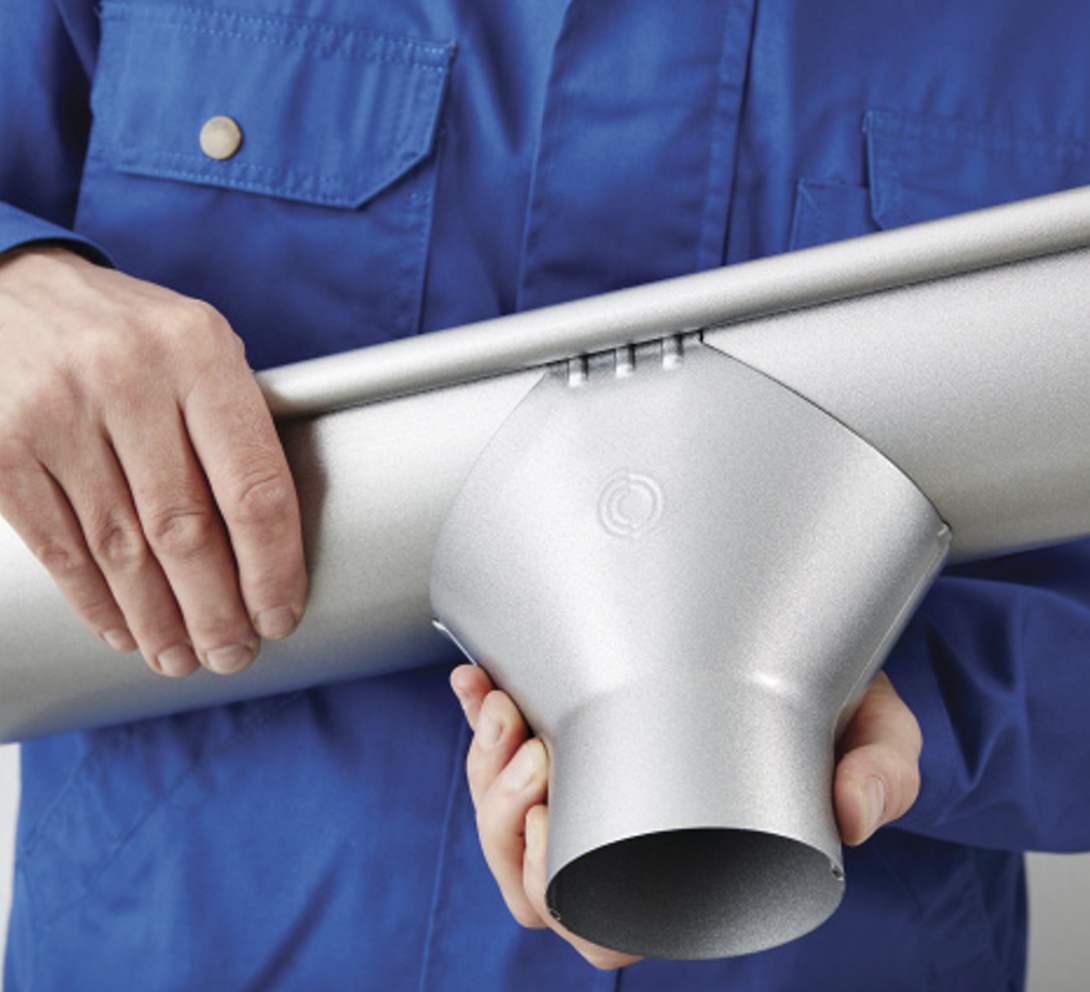 Lindab Gutter Outlet For 100mm & 125mm Gutters