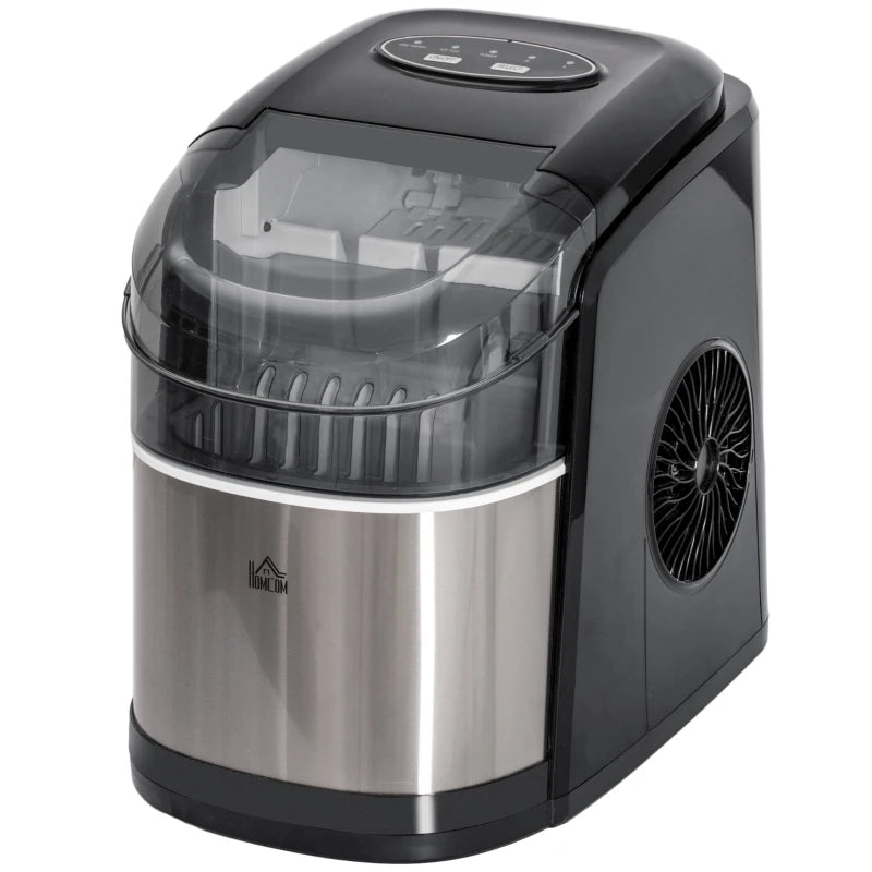 12kg Countertop Ice Machine with Scoop - Compact, Efficient Ice Maker for Home, Parties & Events - Perfect for Drinks