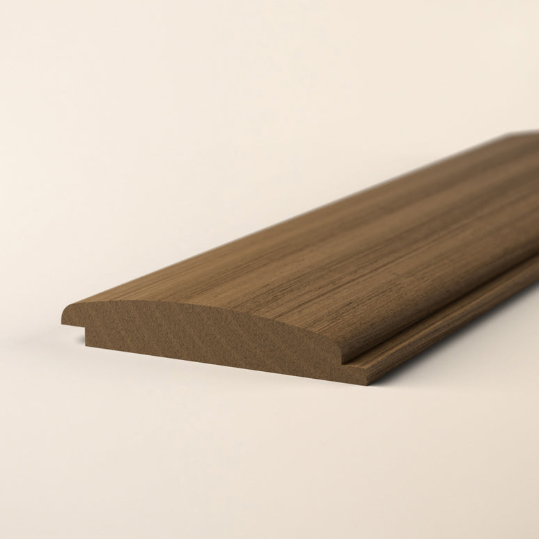 2.4m Iroko Wood Cladding 121mm x 19mm – Exterior Loglap Timber Boards