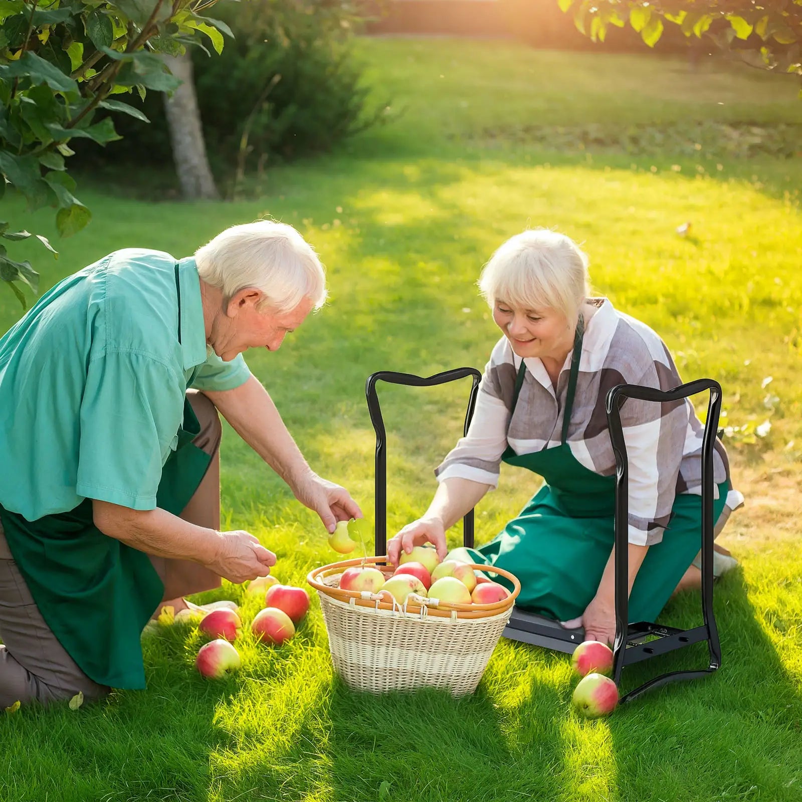 2 In 1 Garden Kneeler Pad - Grey