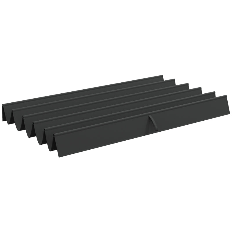 Dark Grey 3x3m Retractable Pergola Canopy Replacement