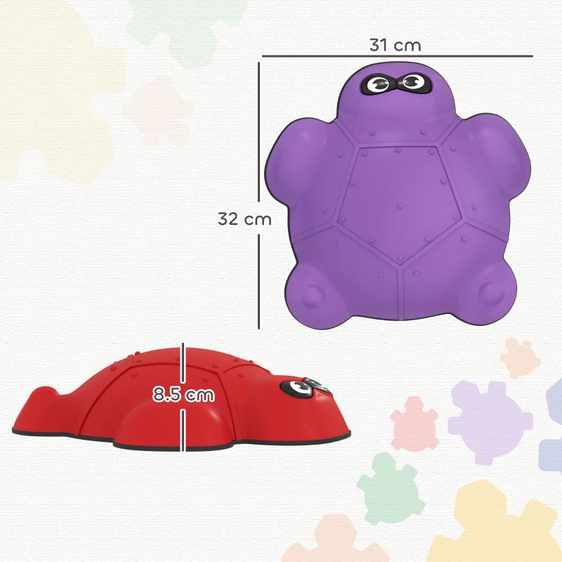 9-Piece Non-Slip Balance Stepping Stones for Kids Indoor Outdoor Obstacle Course Ages 3-8