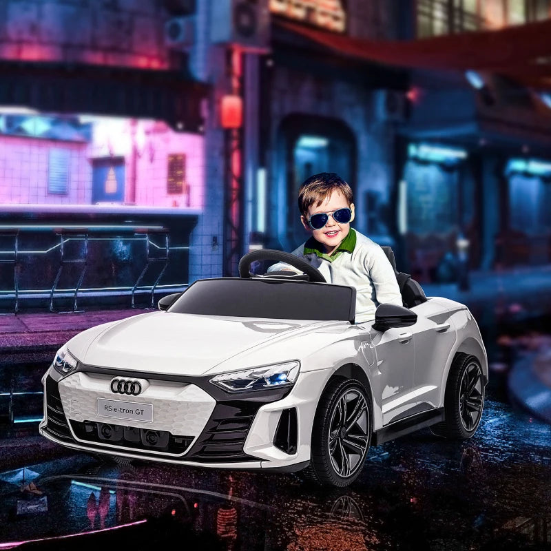 Audi Licensed 12V Kids Electric Ride-On Car with Remote Control and Suspension System