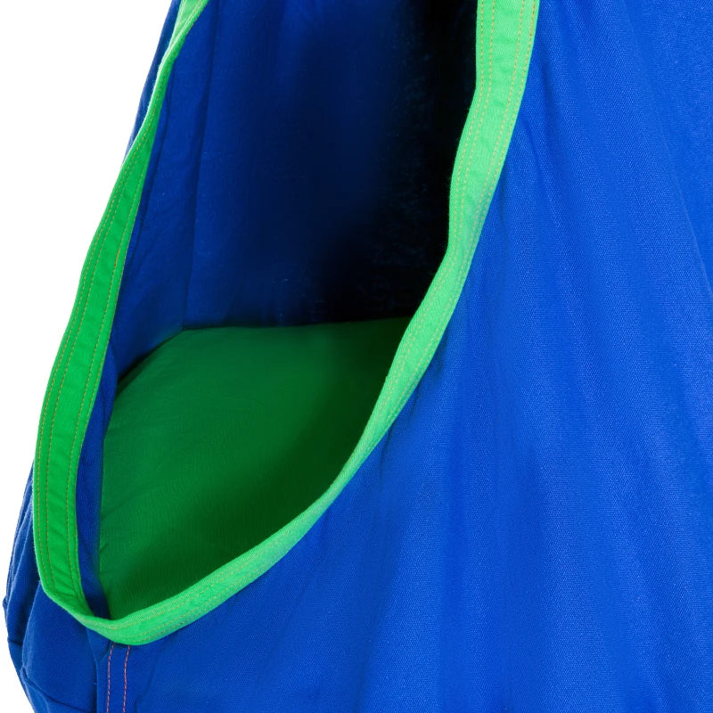 Blue Kids Hanging Hammock Swing Seat