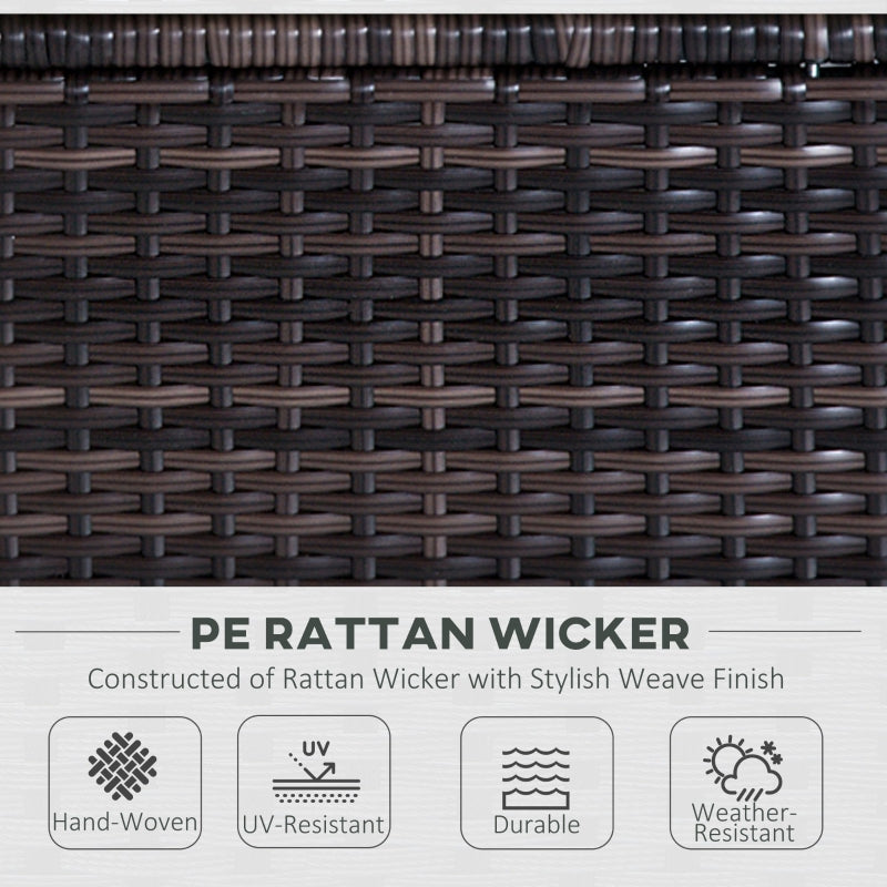 6 Piece Rattan Sofa Set With Coffee Table