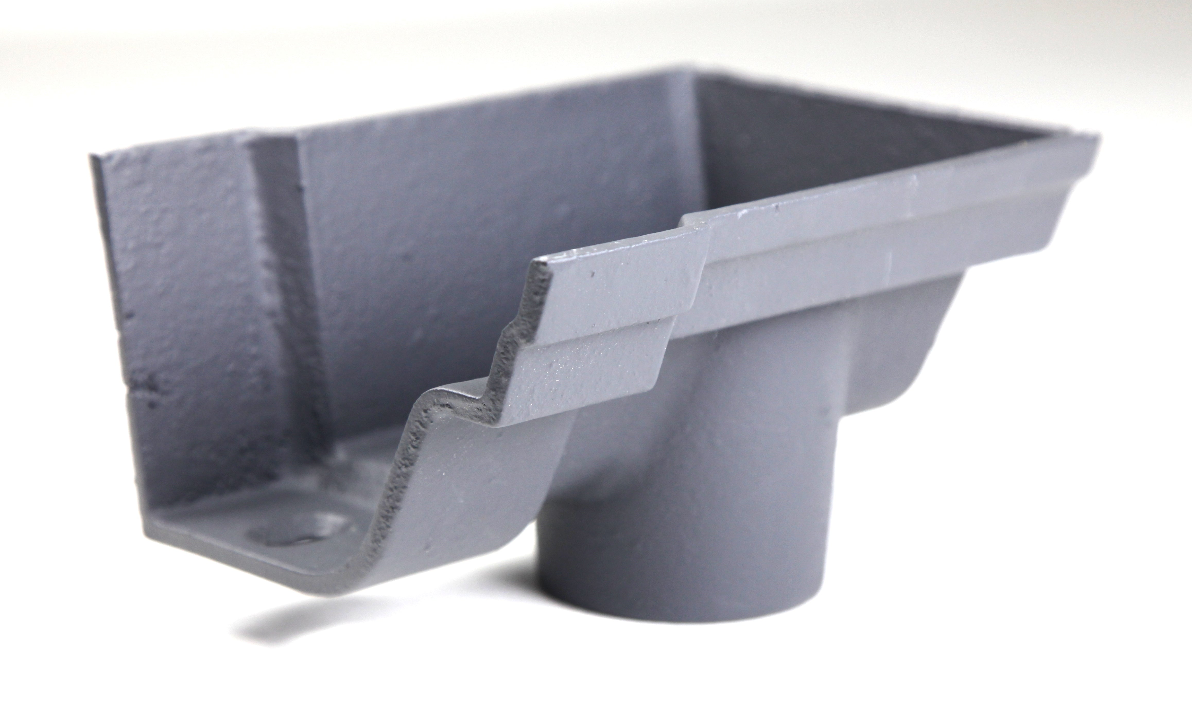 Hargreaves Cast Iron 115mm External Notts Ogee 65mm Dropend Outlet - Primed