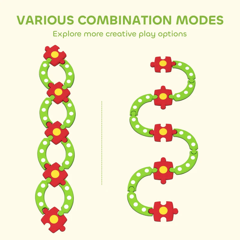 Kids Balance Beam Stepping Stones Set 13 Pieces Non-slip Textured Surface for Toddlers Green