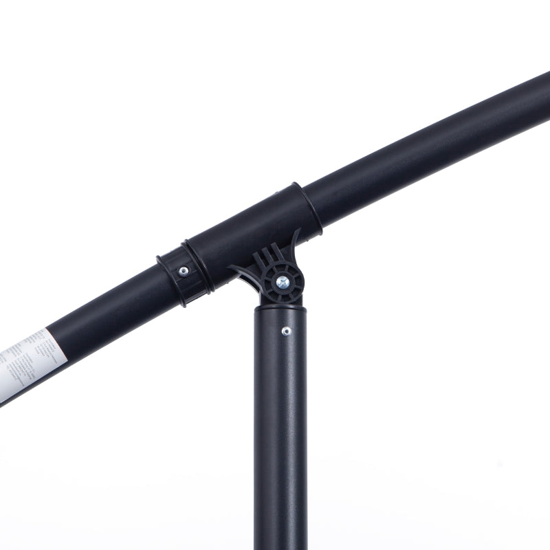 3m Cream White Cantilever Patio Umbrella with 18 Ribs & Vents