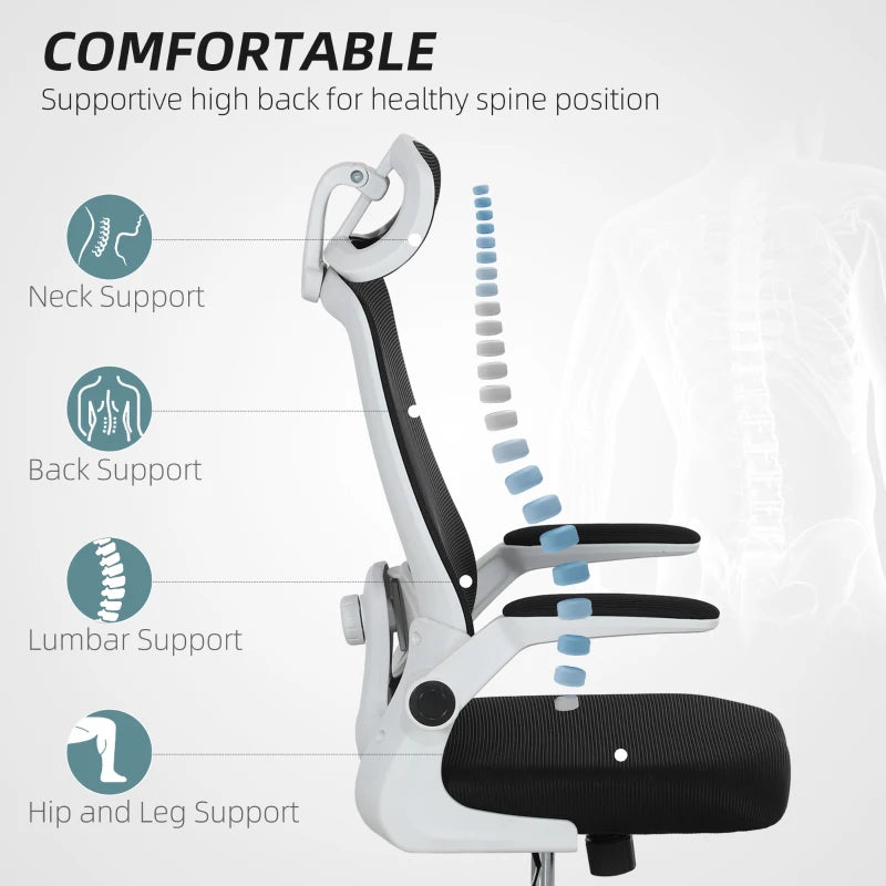 Ergonomic Multi-Adjust Office Chair - Stylish Black Design for Ultimate Comfort and Support - Perfect for Home or Office