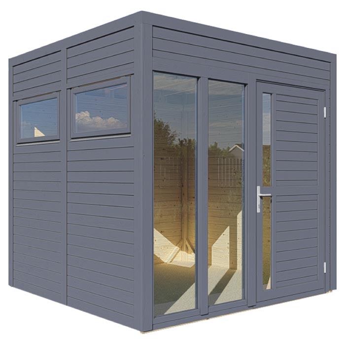 Cubus 2 Anthracite Garden Office