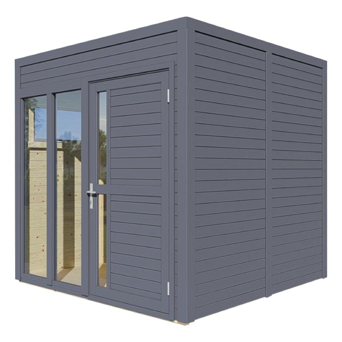 Cubus 2 Anthracite Garden Office