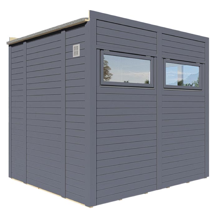 Cubus 2 Anthracite Garden Office