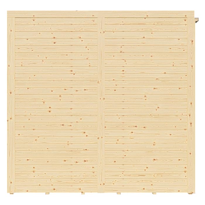 Square Wooden Garden Office With Doors & Windows