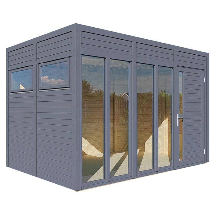 Cubus 3 Anthracite Garden Office
