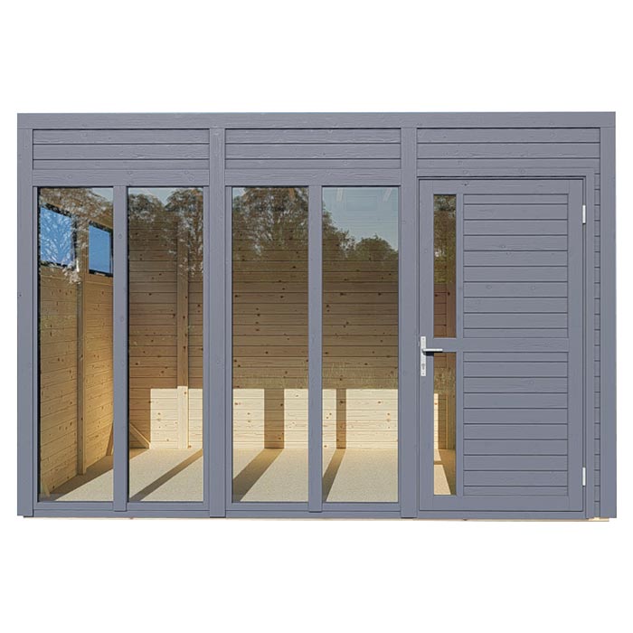 Cubus 3 Anthracite Garden Office