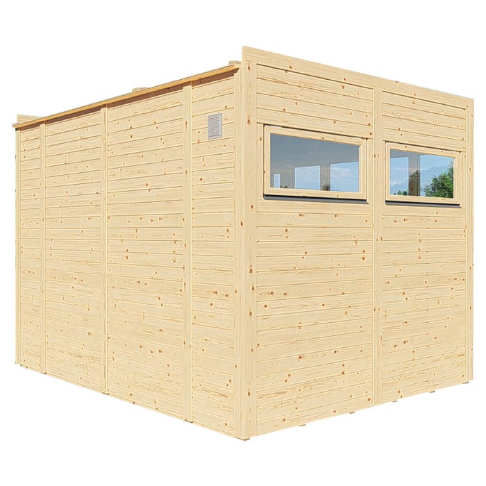 Modern Garden Office - Natural Finish