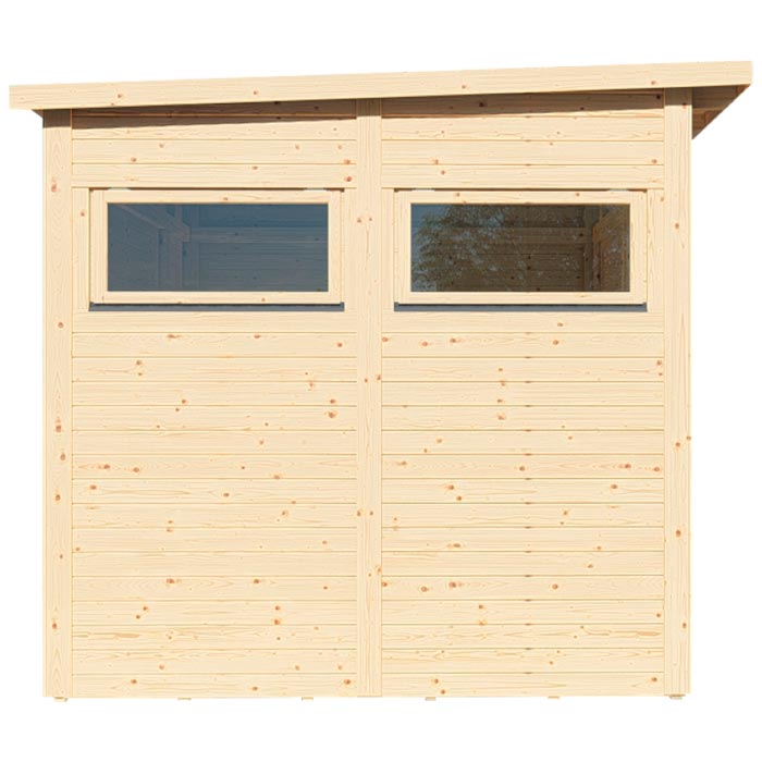 Pentus 2 Garden Office - Natural Finish