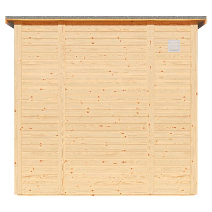 Pentus 2 Garden Office - Natural Finish