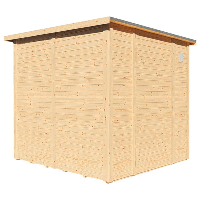 Pentus 2 Garden Office - Natural Finish