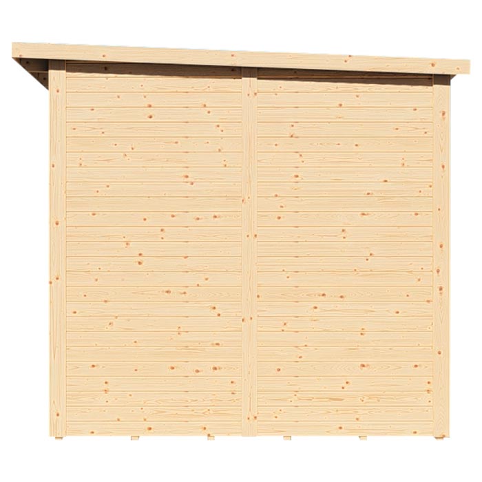 Pentus 2 Garden Office - Natural Finish