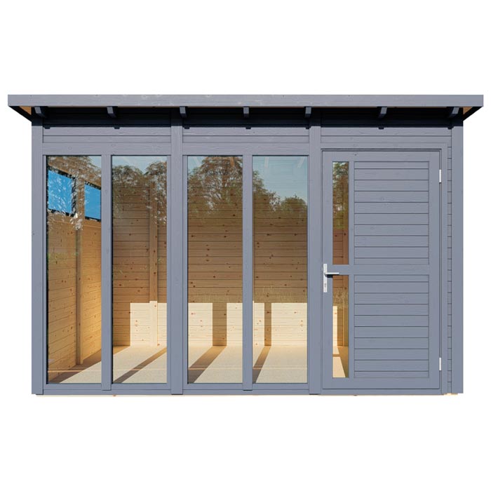 Anthracite Pentus 3 Garden Office