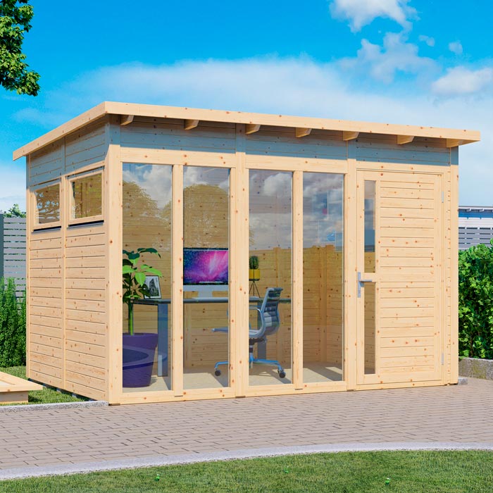 Modern Natural Garden Office - Pentus 3