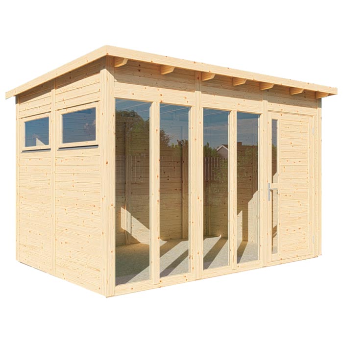 Modern Natural Garden Office - Pentus 3