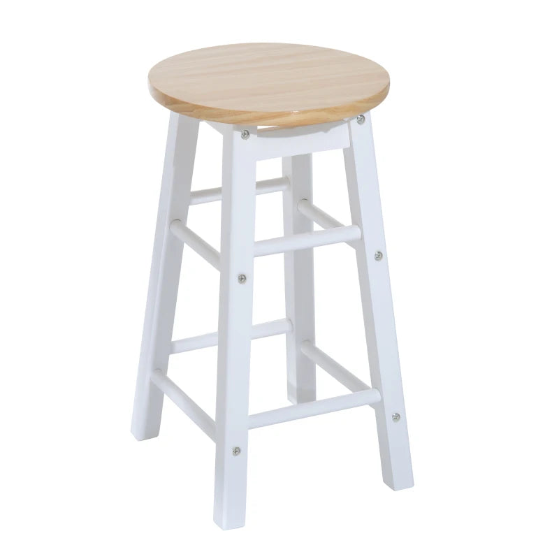 3 Piece Mobile Foldable Dining Room Set with Storage Shelf and Drawers for Home Kitchen Pub White