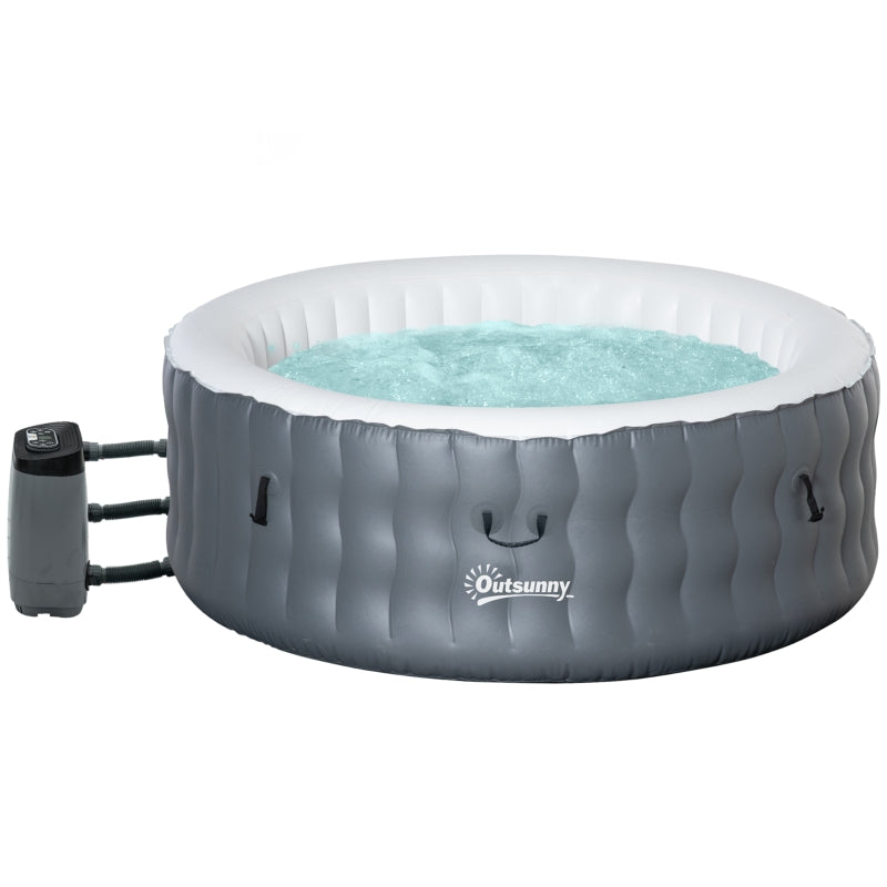 4 Person Hot Tub - Light Grey