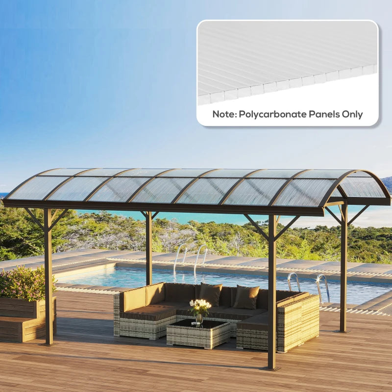 Pack of 14 Clear Twinwall Polycarbonate Sheets (121 x 61 x 0.4cm) - Waterproof and UV Resistant