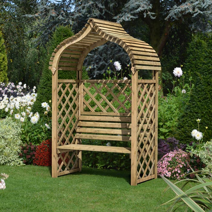 Kashmir Arbour - Stylish Garden Seating
