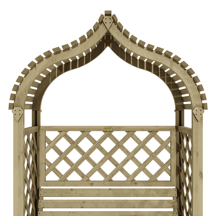 Kashmir Arbour - Stylish Garden Seating